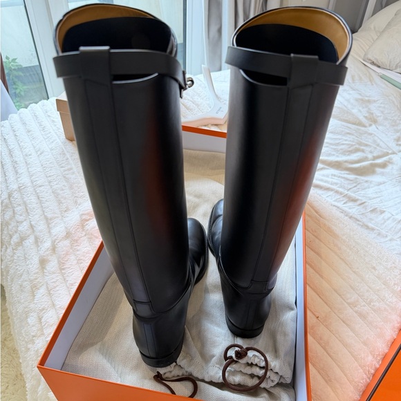 Hermes Black Leather Jumping Boots (Size 42) - Picture 5 of 8